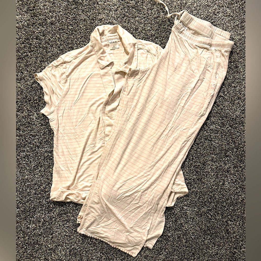 Soma Cool Nights PJ Set Size L